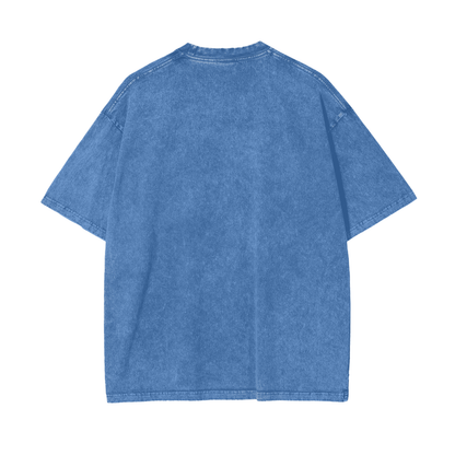 Skeleton Racer Snow Washed T-Shirt