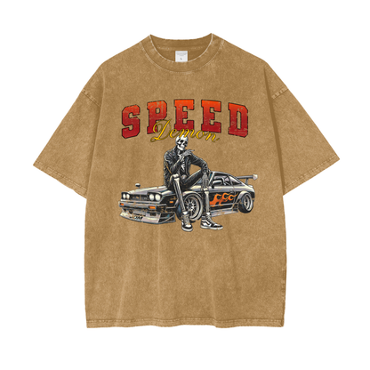 Skeleton Snow Washed T-Shirt