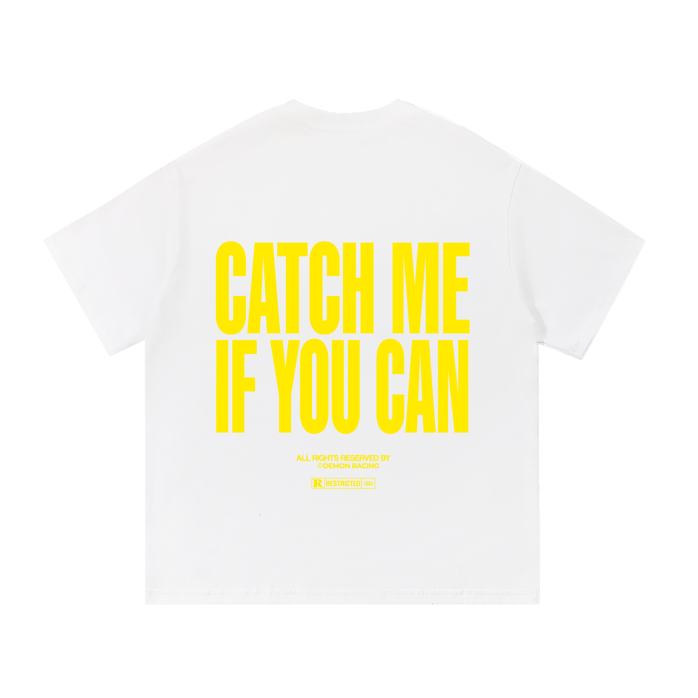 "Catch Me If You Can" T-Shirt (Yellow)