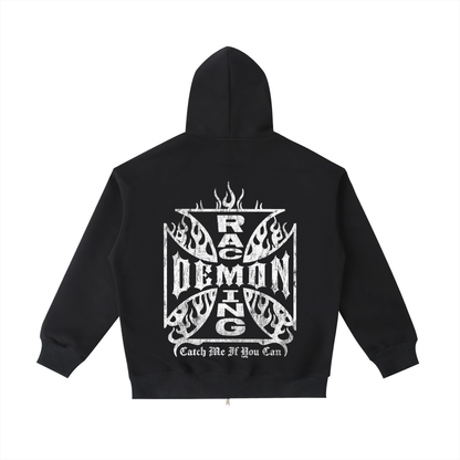 Cross Zip-Up Hoodie