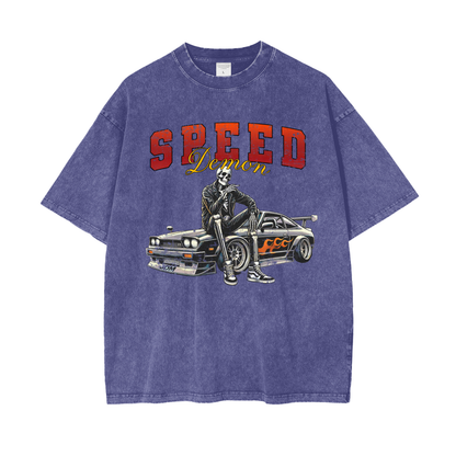 Skeleton Snow Washed T-Shirt