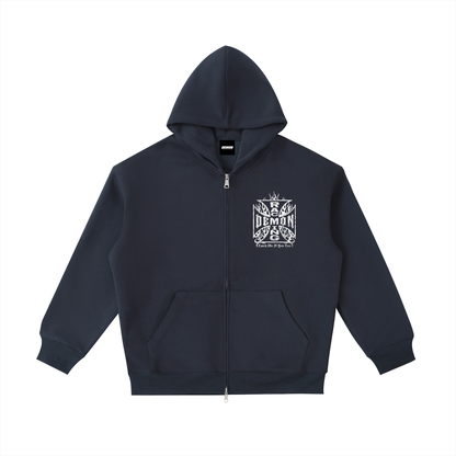Cross Zip-Up Hoodie