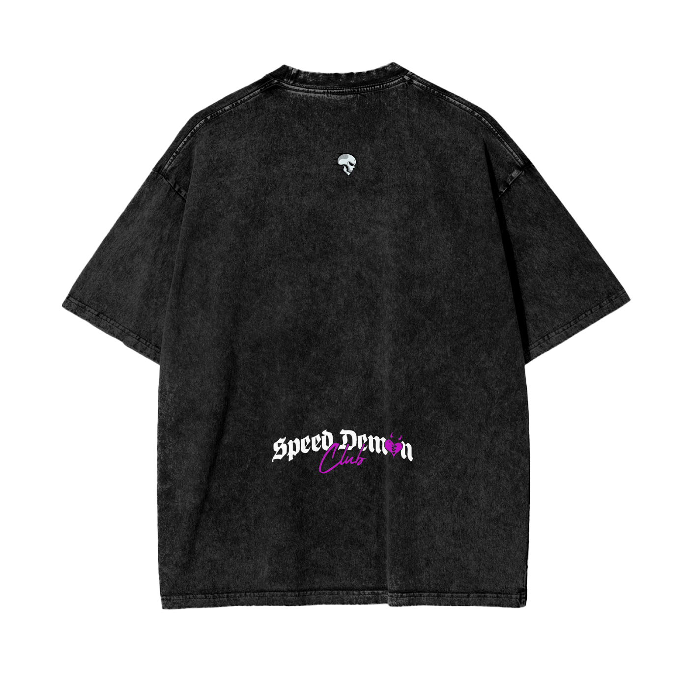 Demon Club Oversized Washed T-Shirt | Official Streetwear