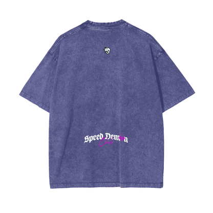 Demon Club Oversized Washed T-Shirt | Official Streetwear