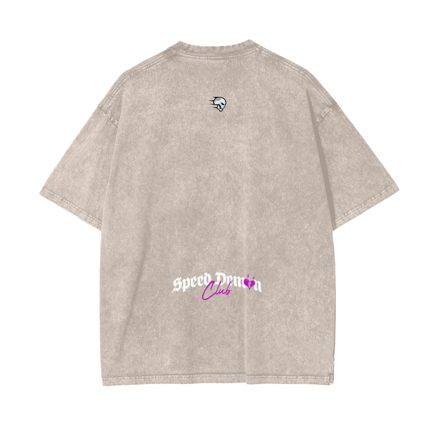 Demon Club Oversized Washed T-Shirt | Official Streetwear