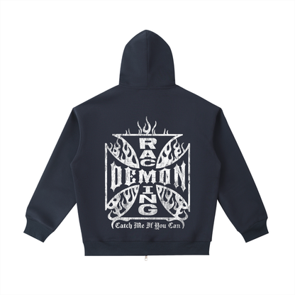 Cross Zip-Up Hoodie